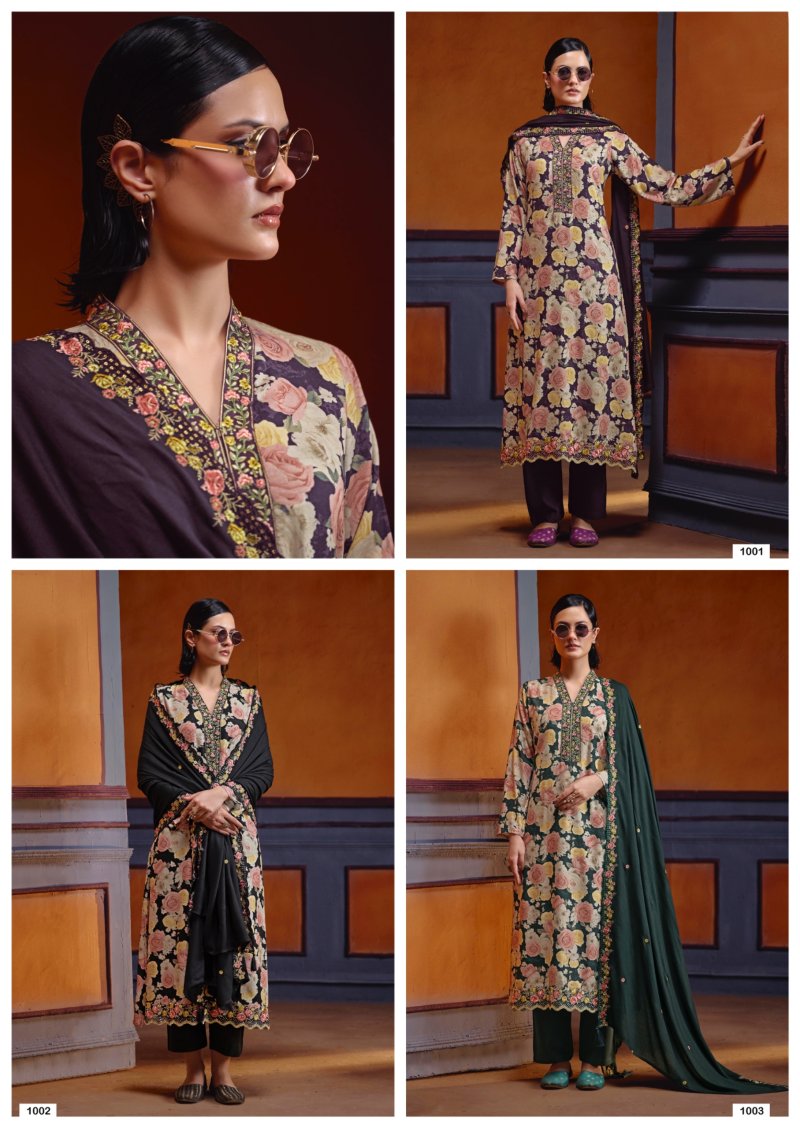 Rivera By Rangati Pure Pashmina Dress Materials